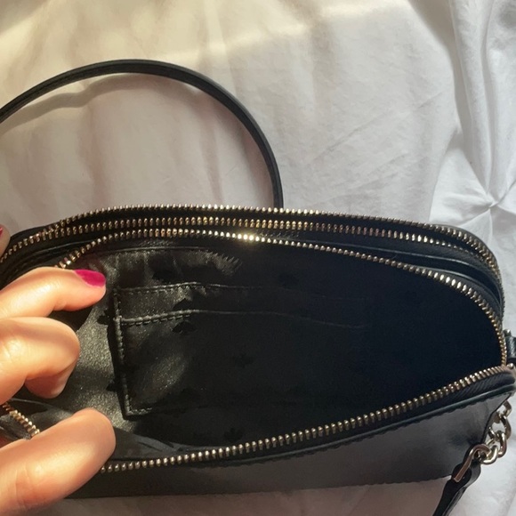 KATE SPADE DOUBLE ZIP CROSSBODY PURSE BLACK - Picture 2 of 3